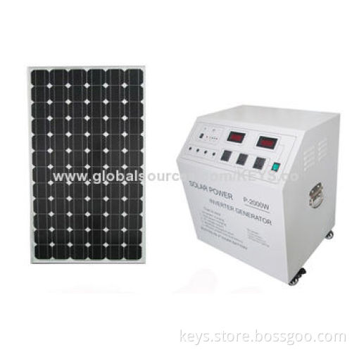 Pure wave 1000W solar generator power system for home